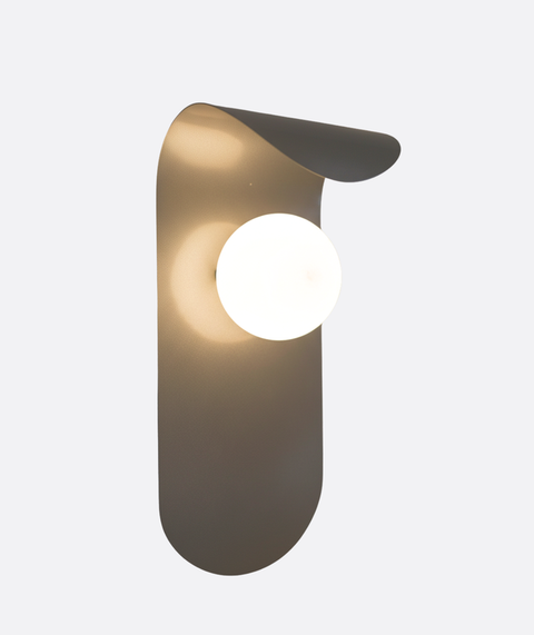 Minimalist Grey Wall Lamp
