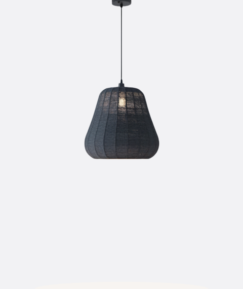 Dark Blue Handmade Shaded Ceiling Pendant