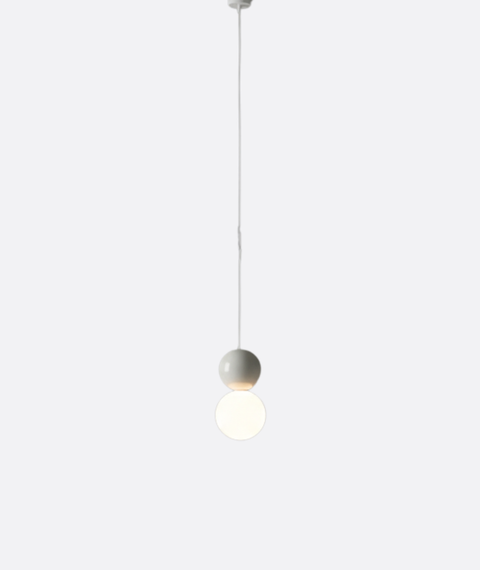 Minimalist Grey Single ball pendant