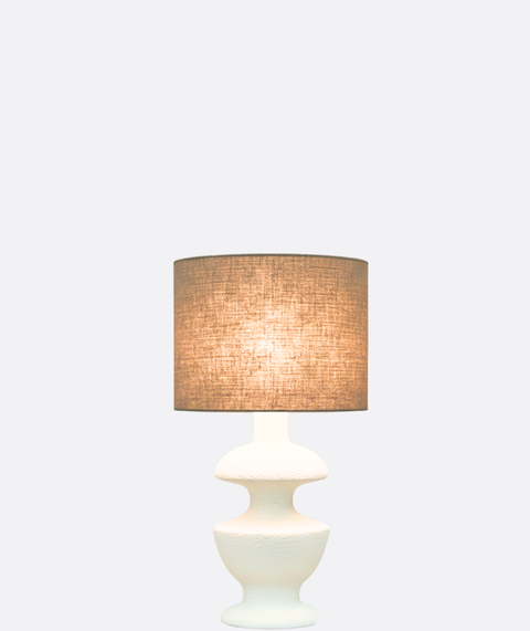 Pottery White Table Lamp