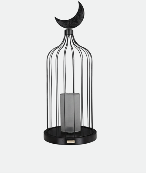 Black Mesh Islamic Table Lamp