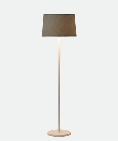 Minimalist Grey Torchiere