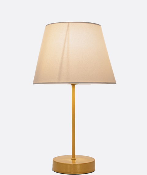 YL-T-601  Gold Beige Table Lamp