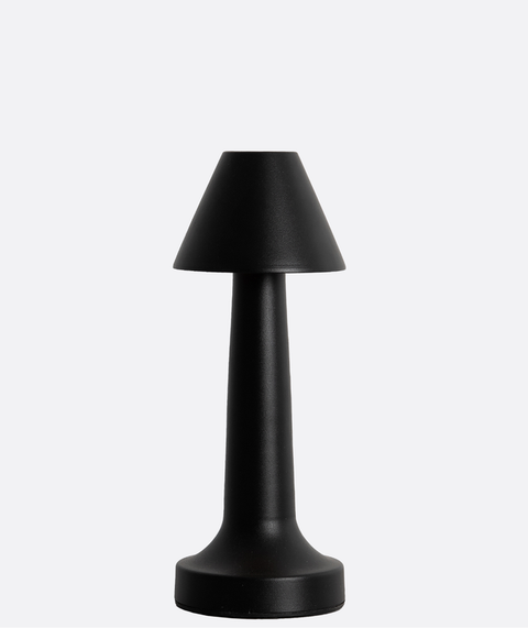 Metallic Black Table Lamp