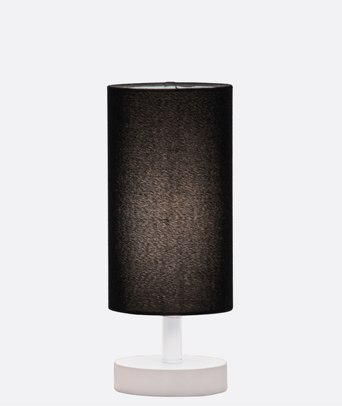 Modern Black Cylinder Table Lamp