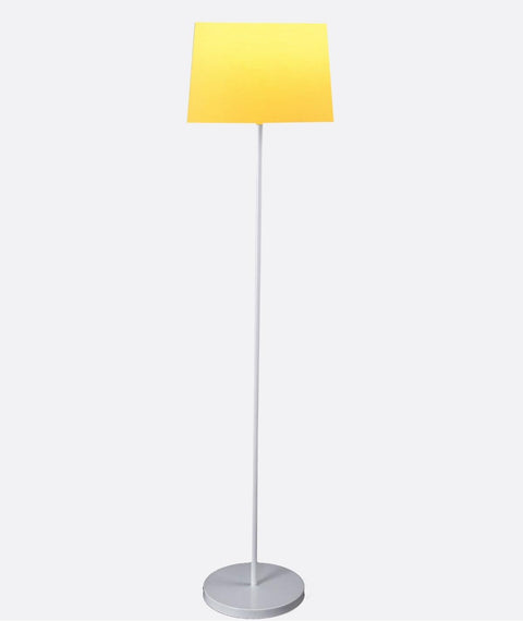 Modern White And Yellow Floor Lamp