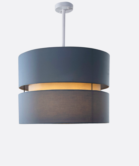 Contemporary Dark Grey Shaded Pendant