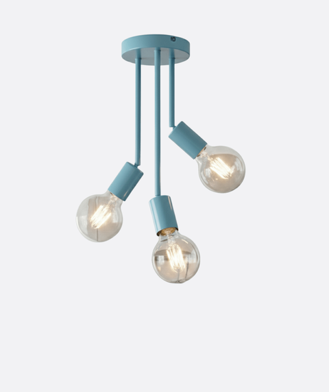 Minimalist Blue Ceiling Lamp