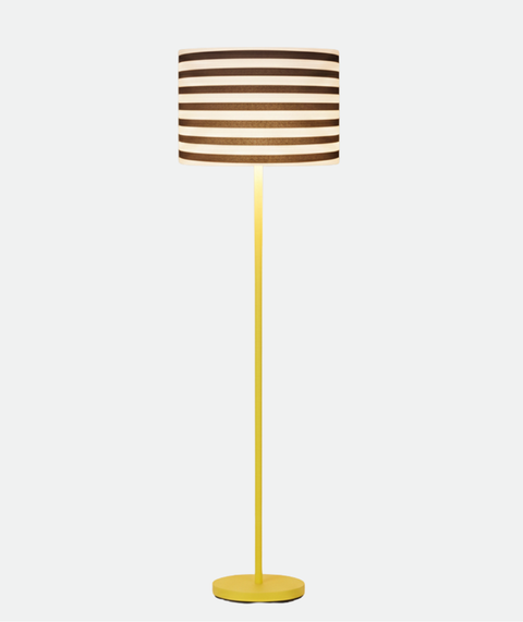 Stylish White & Black Torchiere