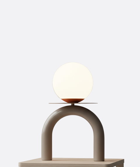 Stylish Greige Table Lamp