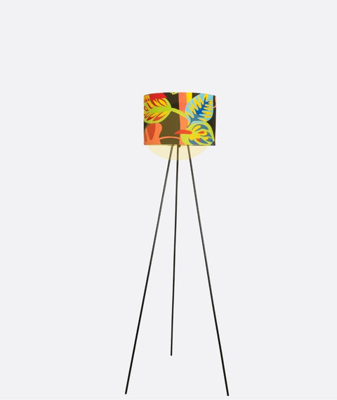 Colorful Tripod Floor Lamp