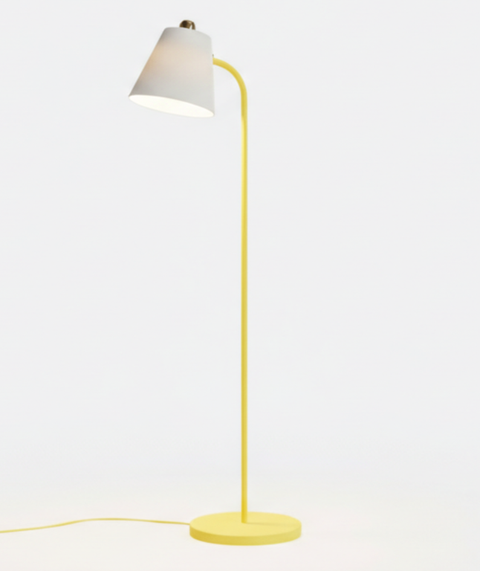 Minimalist Yellow Floor Lamp