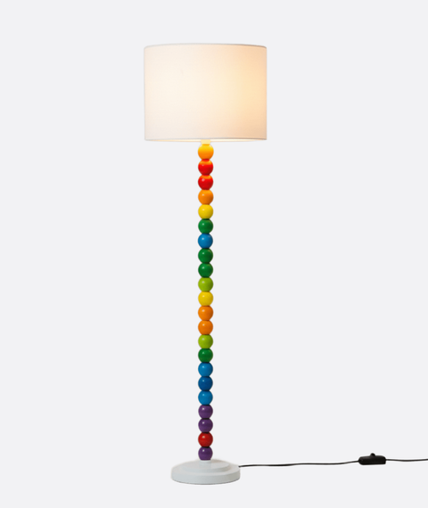 Stylish Multicilor Wooden Floor Lamp