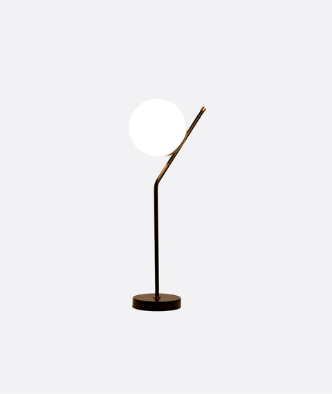 Soft Glow Accent Black Table Lamp