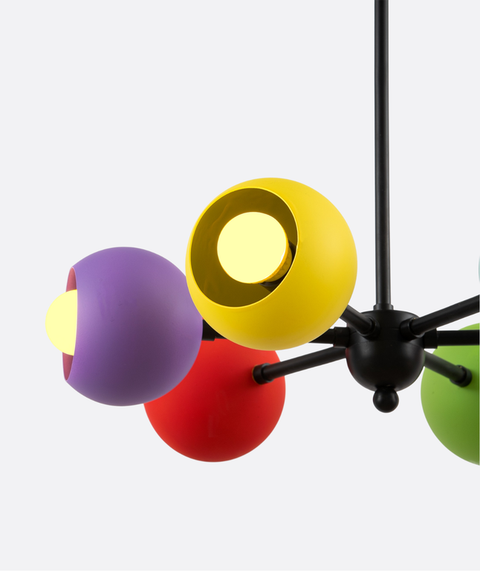 Multi Color Sputnik Chandelier