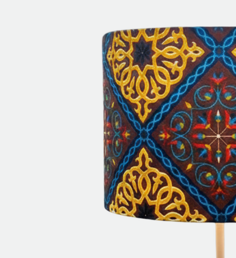Printed Shaded Table lamp