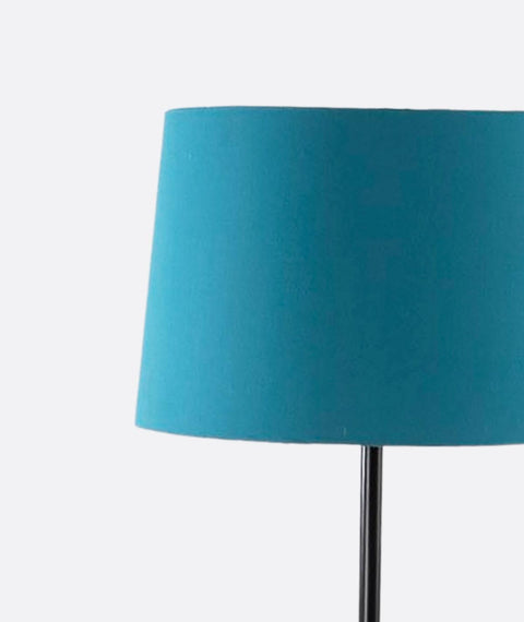 Modern Blue And Black Torchiere