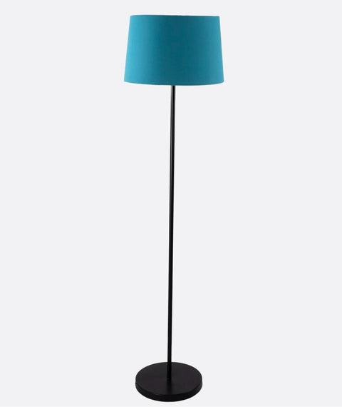 Modern Turqoise And Black Torchiere