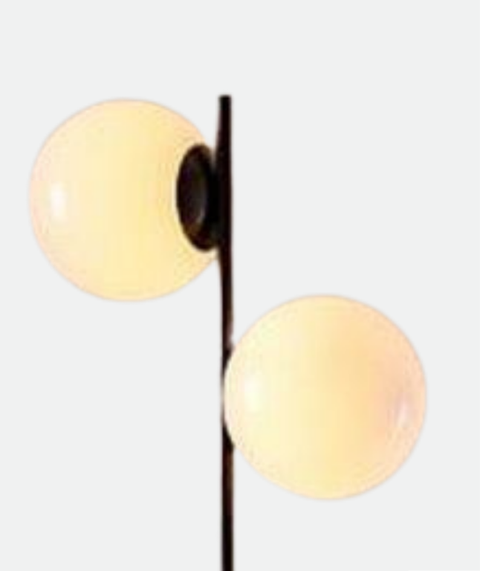 Elegant Black & White Floor Lamp