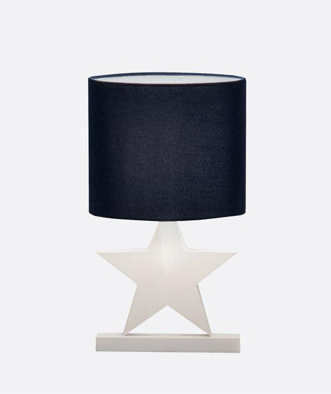 Dark Blue Star Table Lamp