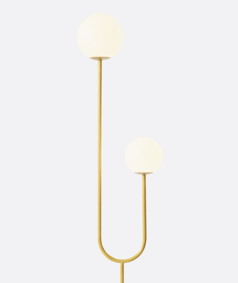 Modern Yellow Minimalist Floor Lamp