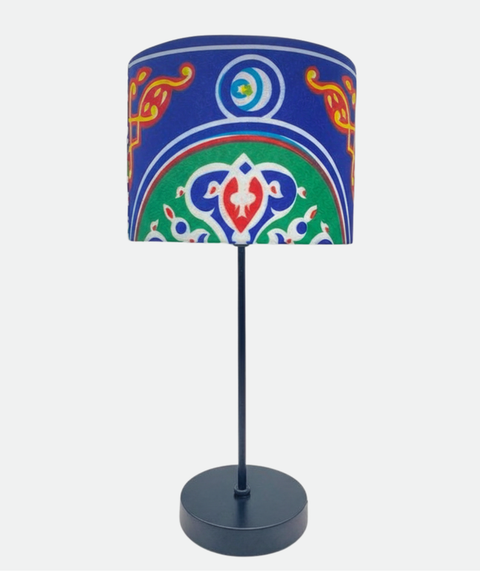 Printed Shaded Modern Table Lamp