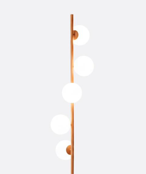 Modern Orange Floor Lamp
