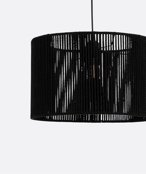 Modern Black Single Pendant