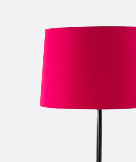 Modern Pink  And Black Torchiere