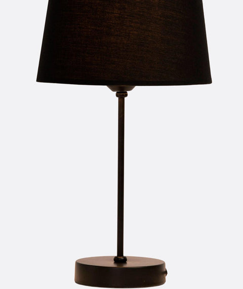 Minimal All Black Table Lamp