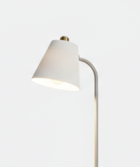 Minimalist Gray Floor Lamp