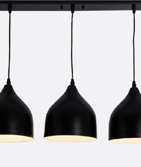 Essential Black Track Pendent
