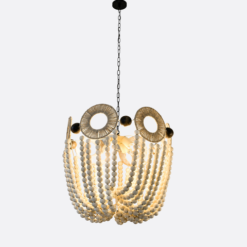 Boho Beaded Chandelier