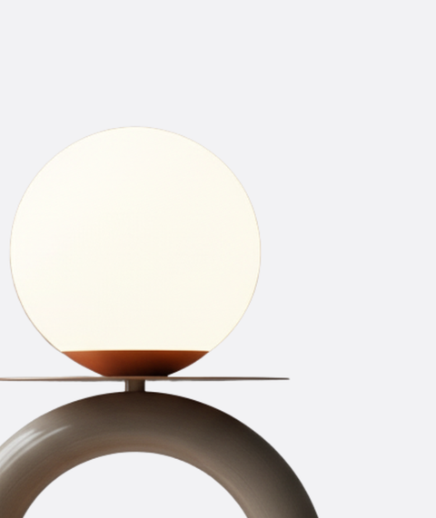 Stylish Greige Table Lamp