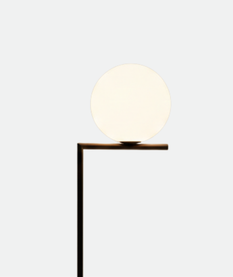 Geometric Black Floor Lamp