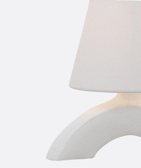 Artistic White Table Lamp