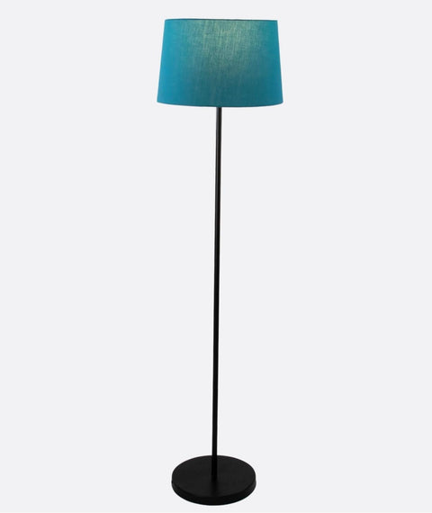 Modern Turqoise And Black Torchiere