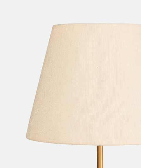 Set of 2 Elegant Table Lamps with Fabric Shades