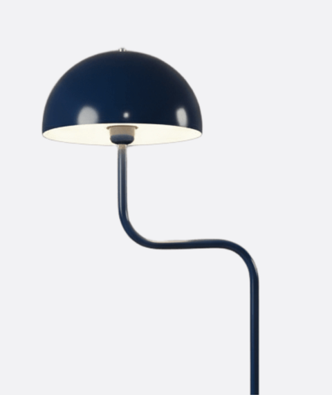 Navy Blue Playful Floor Lamp