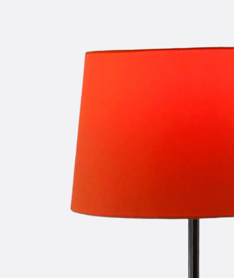 Modern Orange And Black Torchiere