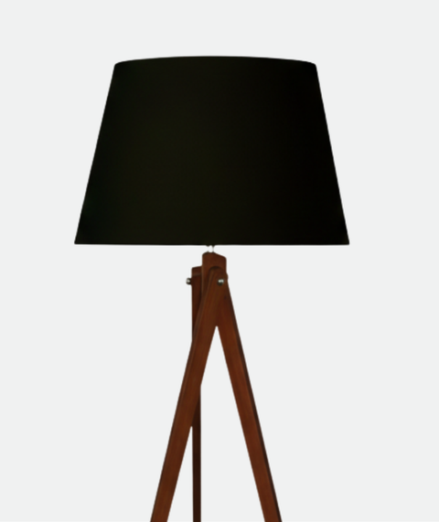 Boho Black Tripod Floor Lamp