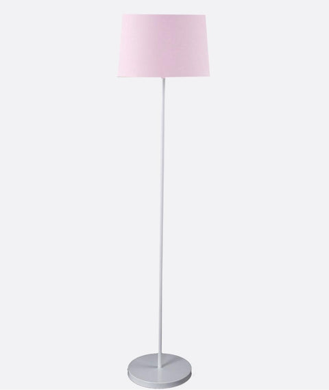 Modern White And  Powder Pink Torchiere