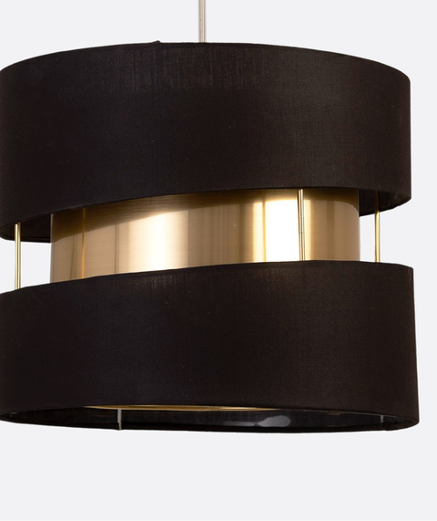 Modern  Black & Gold Modern Chandelier