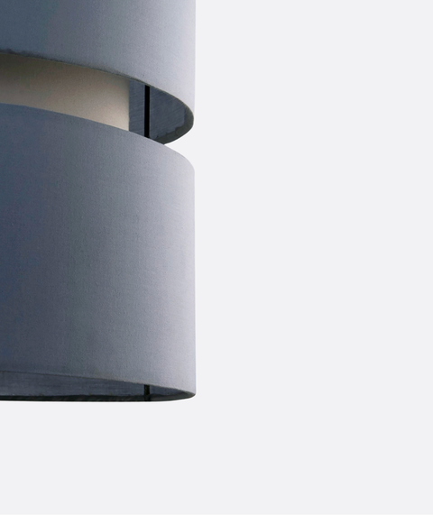 Contemporary Dark Grey Shaded Pendant