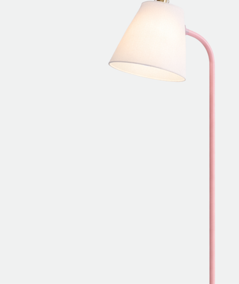 Minimalist Pink Floor Lamp