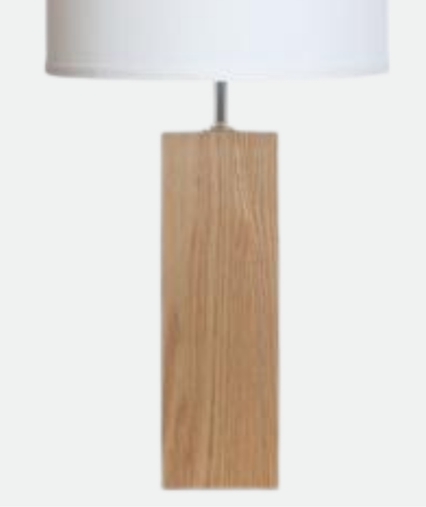 White and Beige Table Lamp