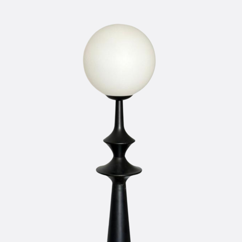 Modern Sculptural Black Floor Lamp