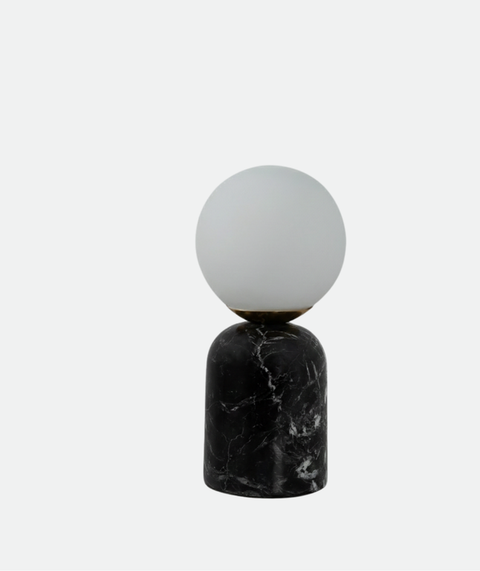 Black Marble Table Lamp
