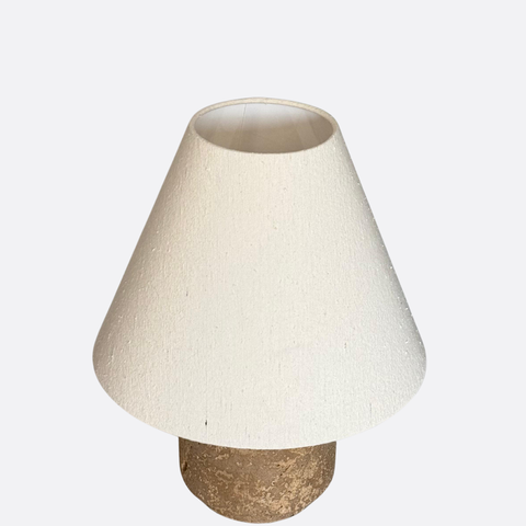 Modern Travertine Table Lamp
