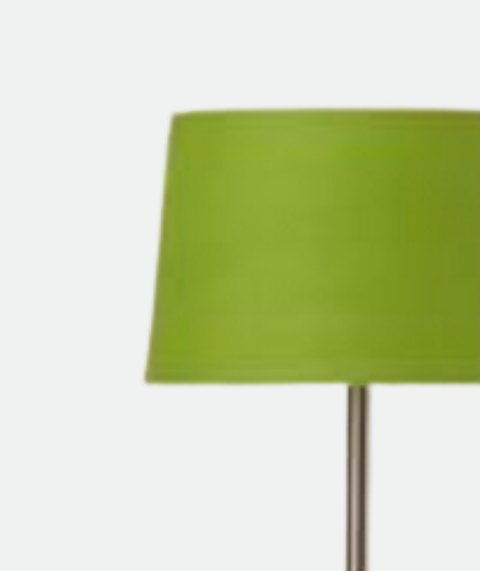 Modern Green And Silver Torchiere